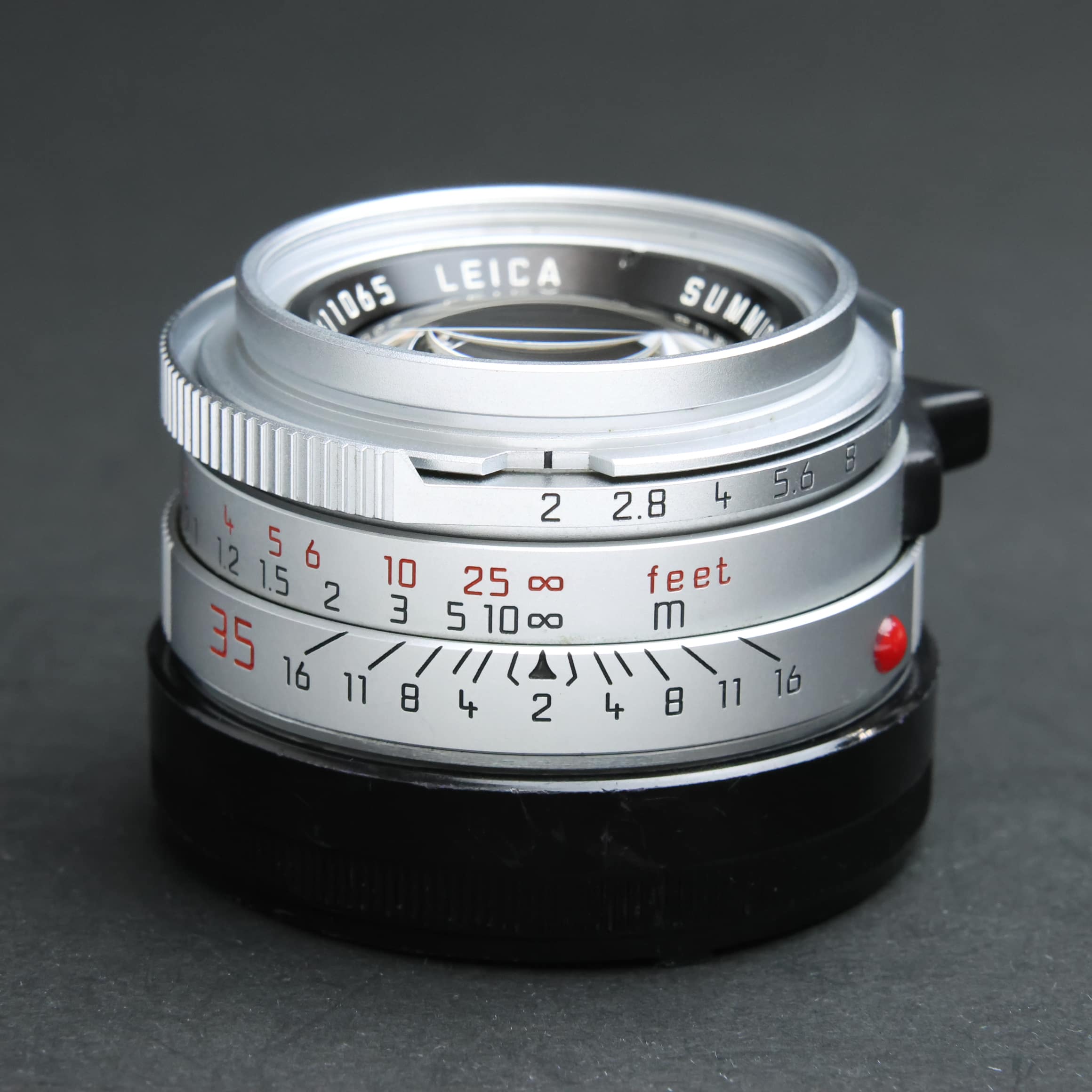 LEICA ライカ 純正フード ズミクロン35/2 7枚玉用 12524 良品 Leica (ライカ) レンズフード 12524 ズミクロン M35mm F2 7枚玉用」の