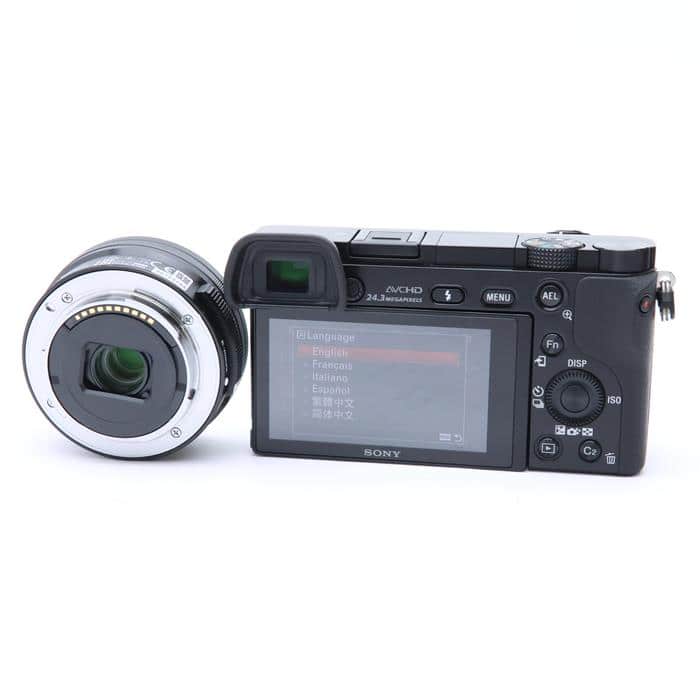中古)SONY (ソニー) α6000パワーズームレンズキット ILCE-6000L B 