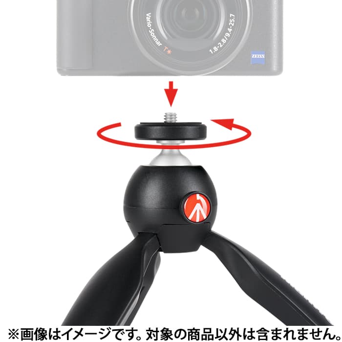 新品)Manfrotto (マンフロット) PIXI ミニ三脚 MTPIXIMII-B ブラック