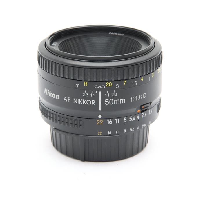 Nikon Ai AF NIKKOR 50mm F1.8 D 純正前後キャップ付 中古)Nikon (ニコン) Ai AF Nikkor 50mm F1.8D（商品ID：3717030590797