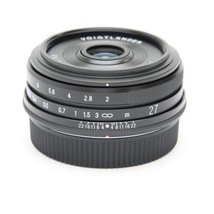 新品)Voigtlander (フォクトレンダー) ULTRON 27mm F2 X-mount（フジ