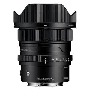 SIGMA (シグマ) Contemporary 20mm F2 DG (ソニーE用/フルサイズ対応) ブラック
