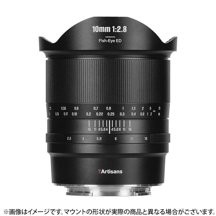 新品)七工匠 (しちこうしょう) 7Artisans 10mm F2.8 II Fish-eye ED