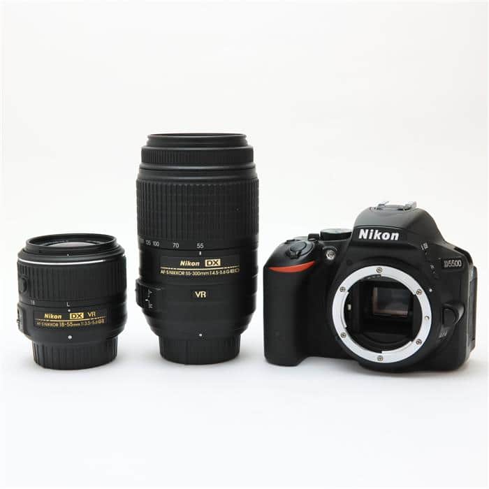 中古)Nikon (ニコン) D5500 ダブルズームキット ブラック（商品ID 