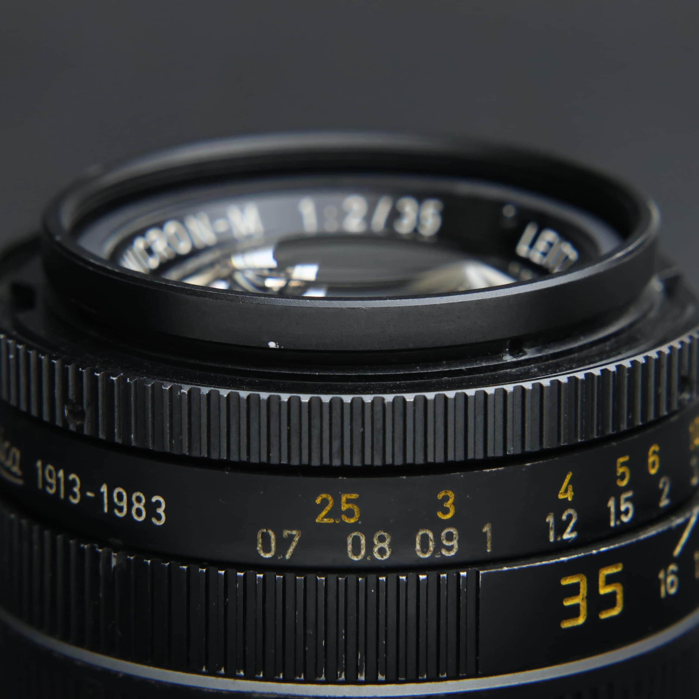中古)Leica (ライカ) ズミクロン M35mm F2 7枚玉 70周年記念 ブラック