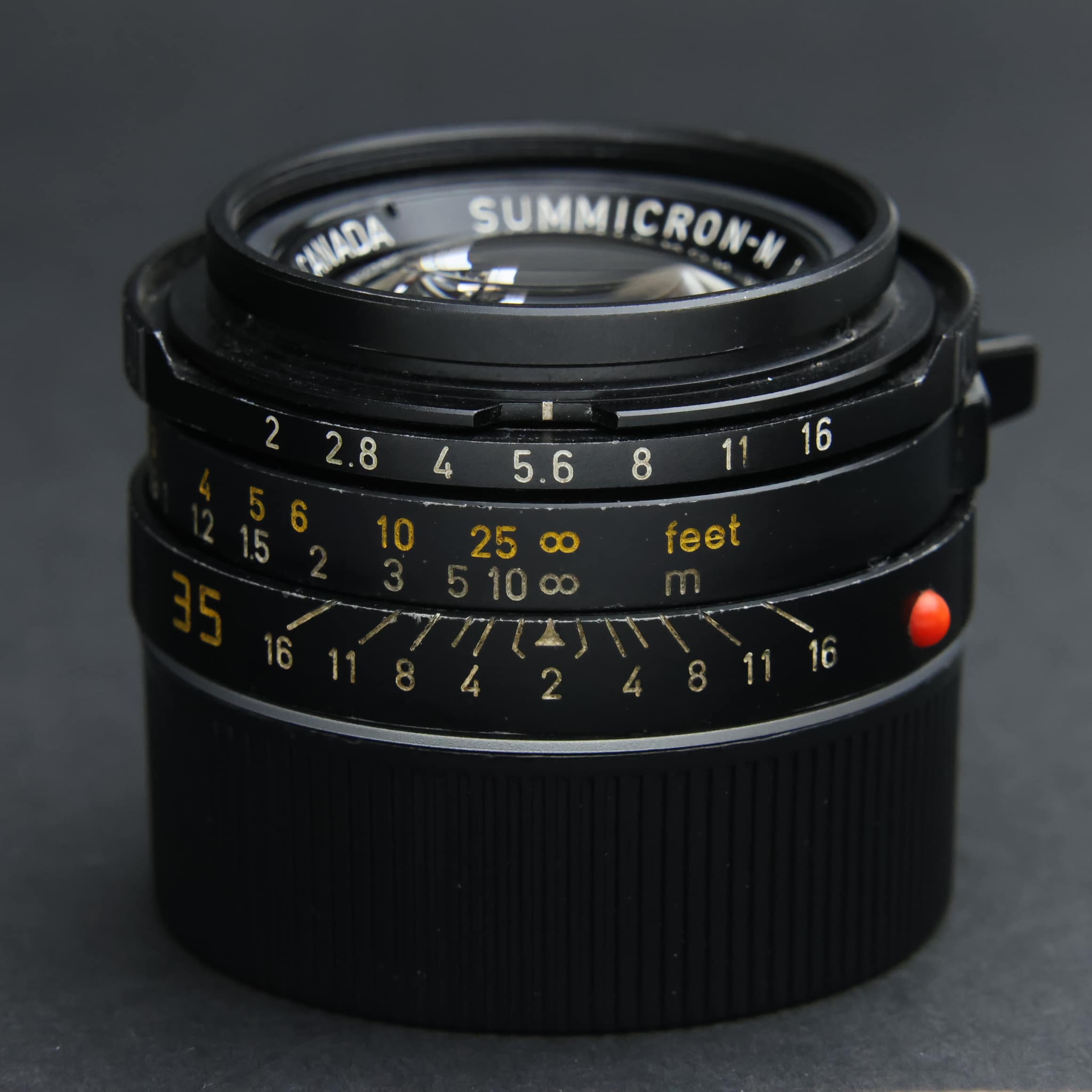 中古)Leica (ライカ) ズミクロン M35mm F2 7枚玉 70周年記念 ブラック