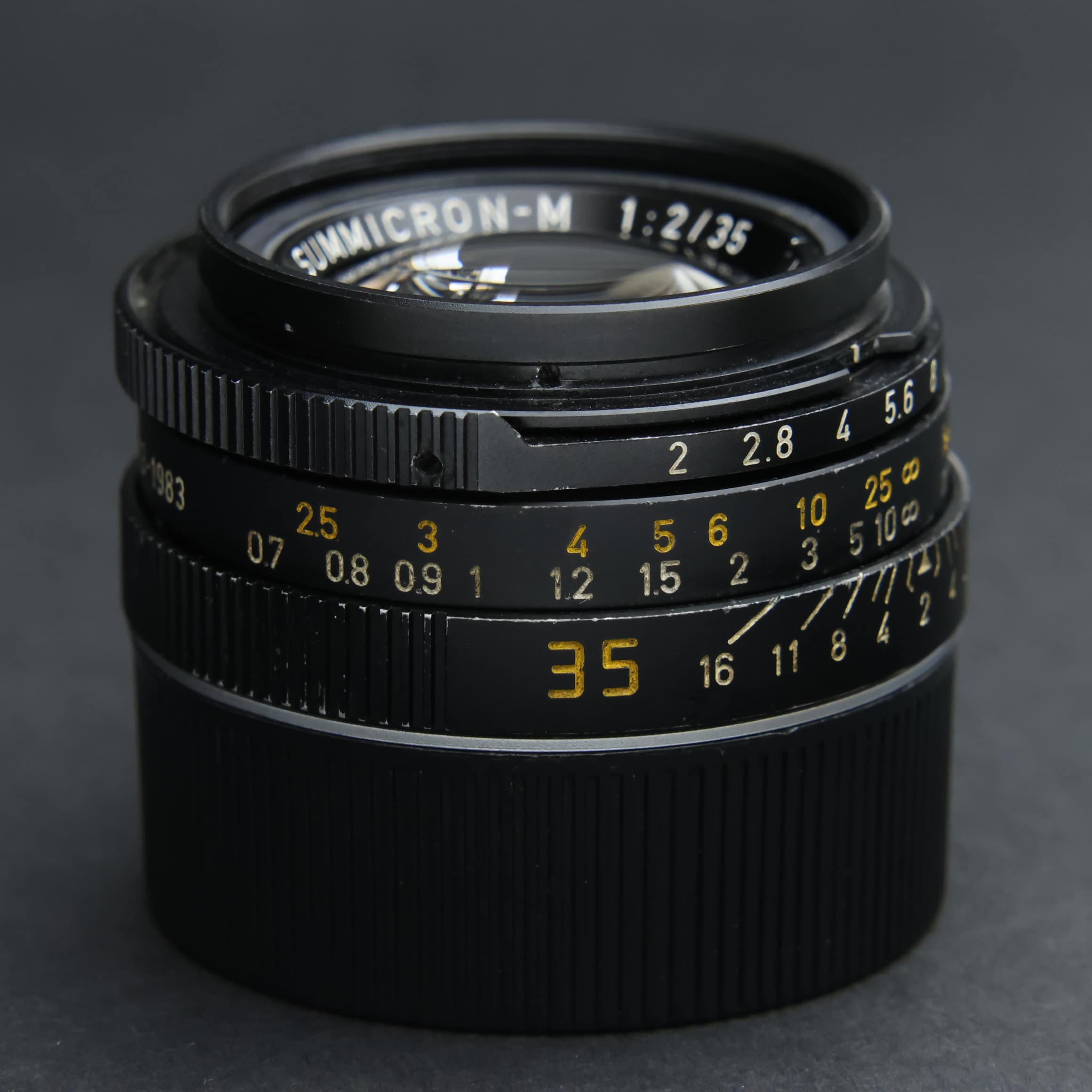 中古)Leica (ライカ) ズミクロン M35mm F2 7枚玉 70周年記念 ブラック