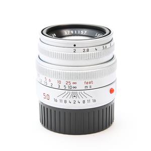 Leica (ライカ) ズミクロン M50mm F2 レンズフード組込 シルバー」の