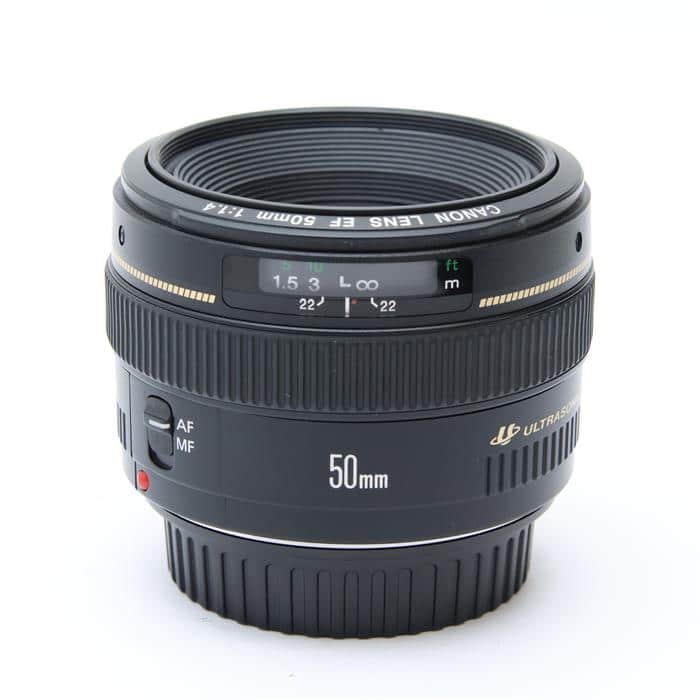 CANON EF 50mm F1.4 USM 保護フィルター付き ☆特別特価☆ キヤノン Canon EF 50mm F1.4 USM 前後キャップ