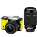 PENTAX (ペンタックス) K-01 ダブルズームキット ブラック/イエロー