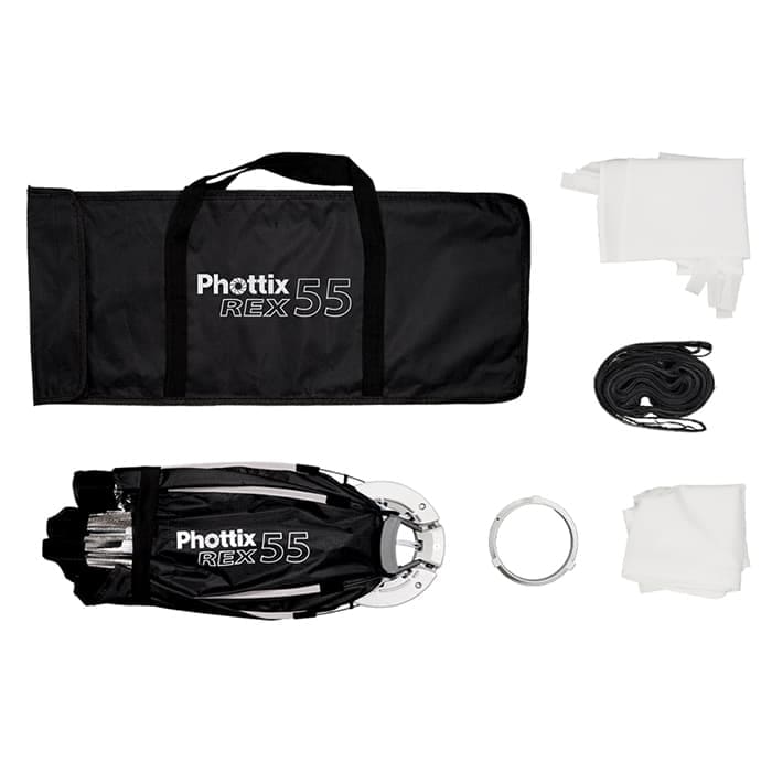 新品)Phottix (フォティックス) REX Quick-Folding Softbox 55cm（商品