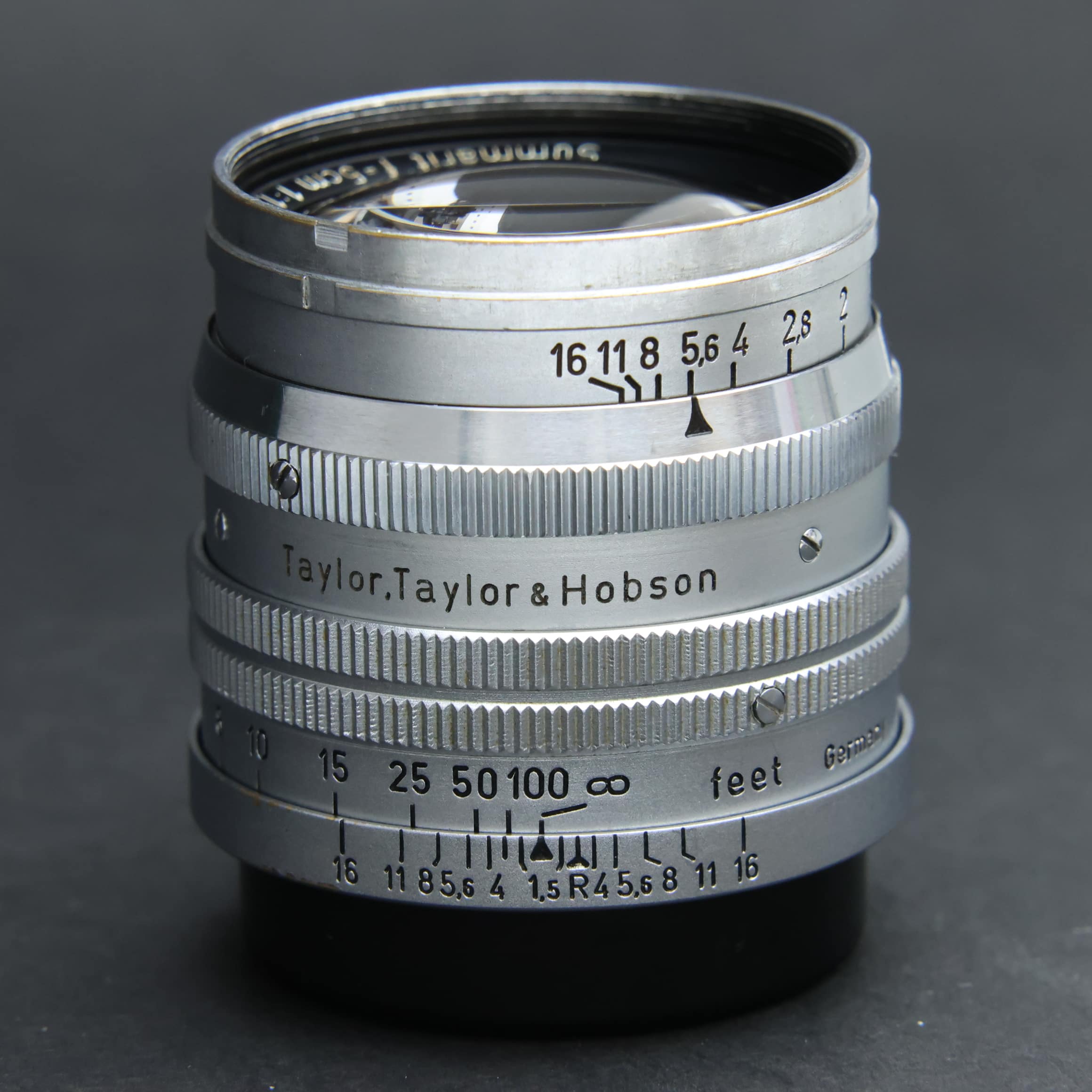 中古)Leica (ライカ) ズマリット L50mm F1.5 テーラー・ホブソン刻印入