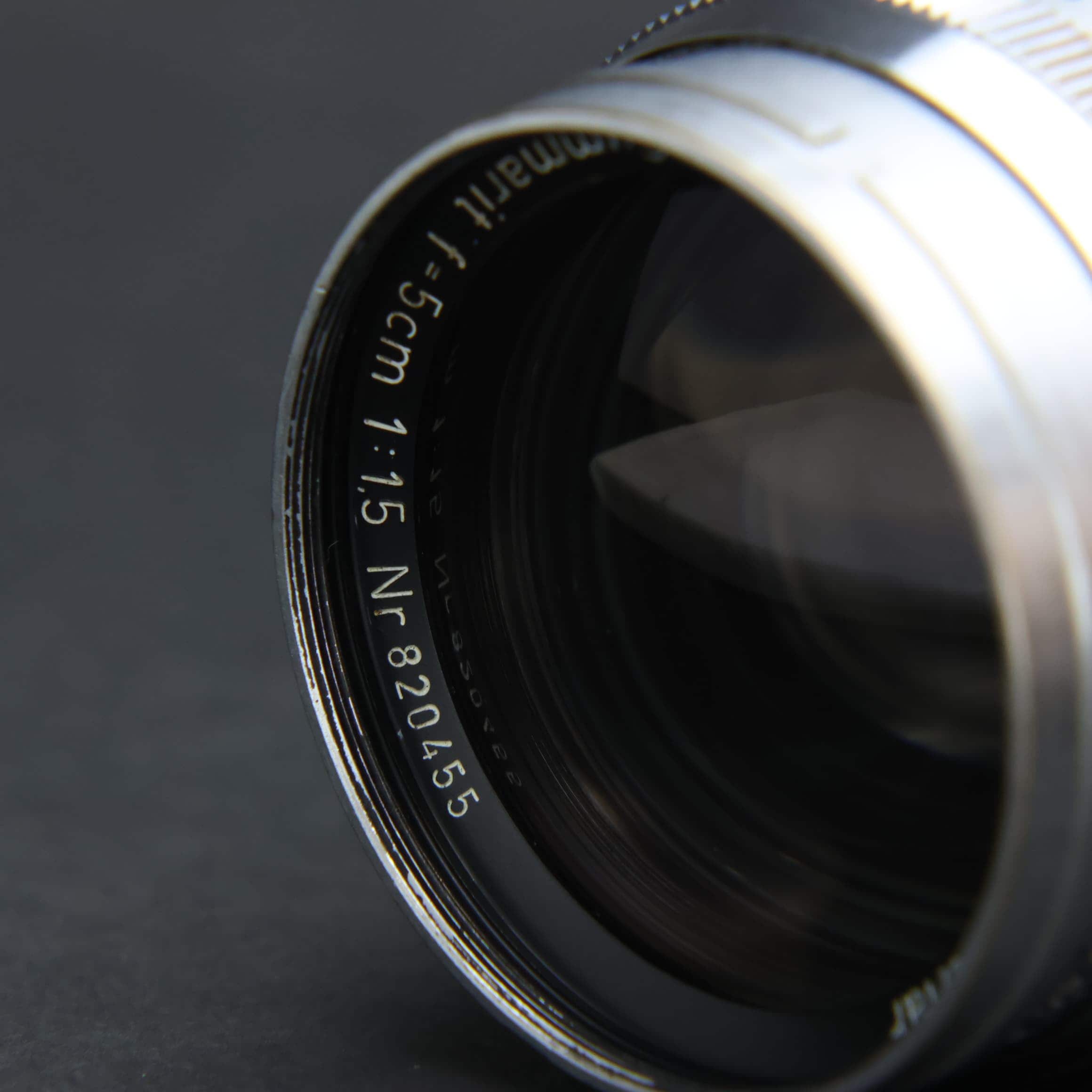 中古)Leica (ライカ) ズマリット L50mm F1.5 テーラー・ホブソン刻印入
