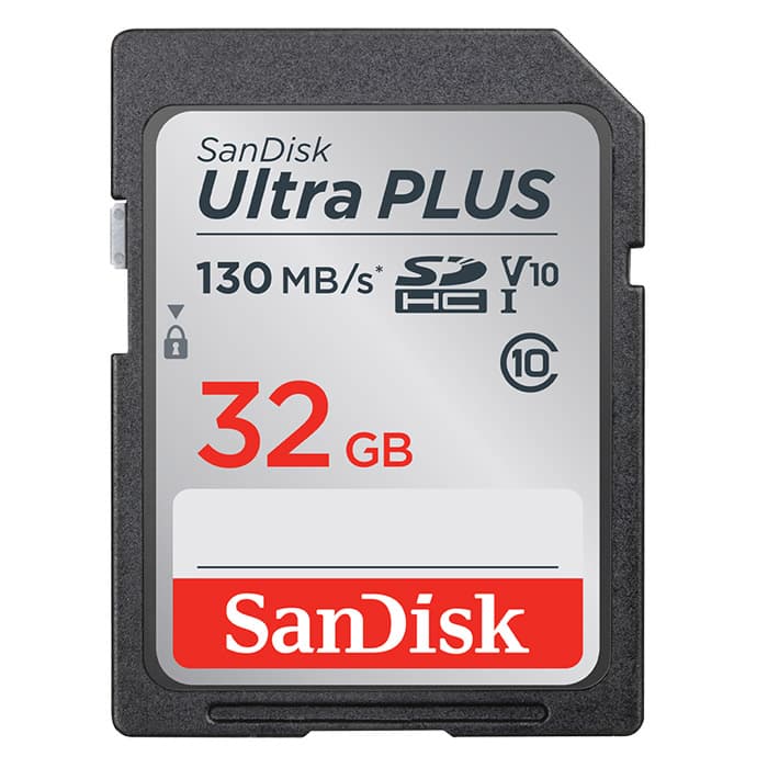 新品)SanDisk (サンディスク) UltraPLUS SDHCカード UHS-I V10 32GB