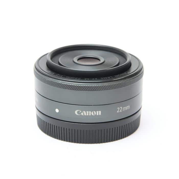新品　未使用　高画質　軽量　CANON　キヤノンEF-M22mm F2 STM 中古)Canon (キヤノン) EF-M22mm F2 STM ブラック（商品ID