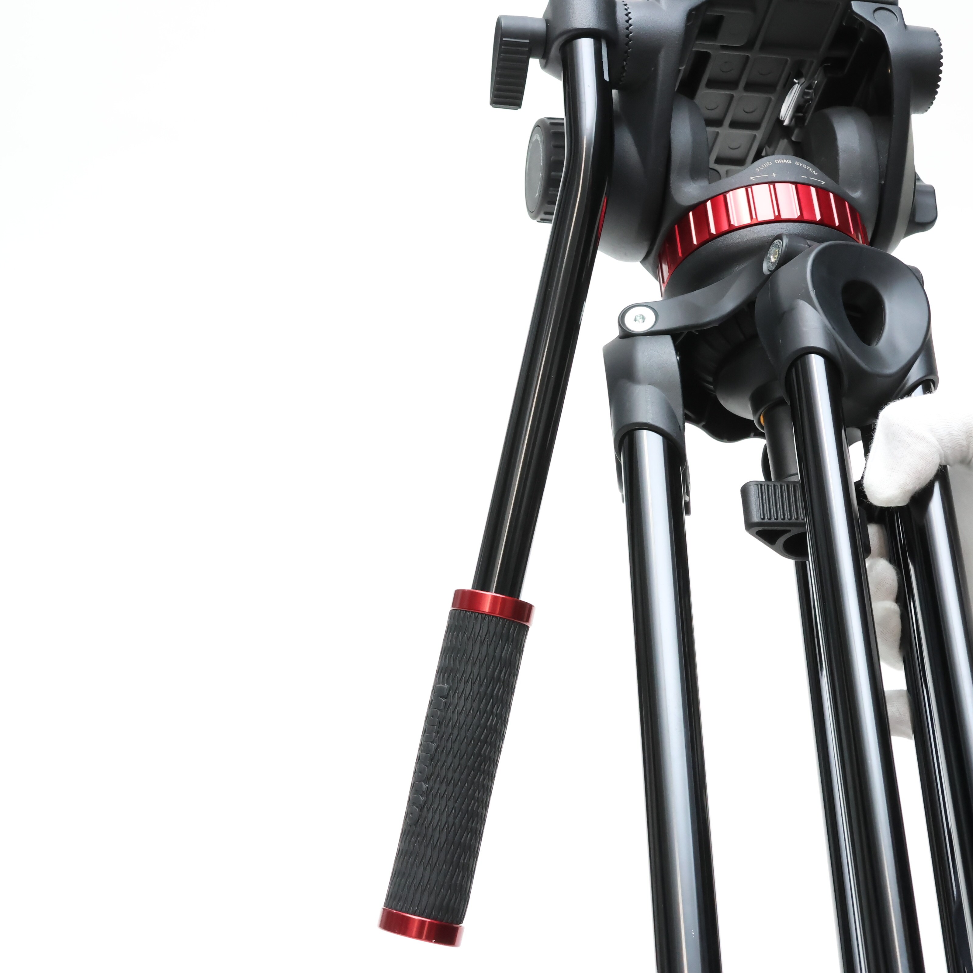 中古)Manfrotto (マンフロット) ビデオキット ツイン3段アルミ MS