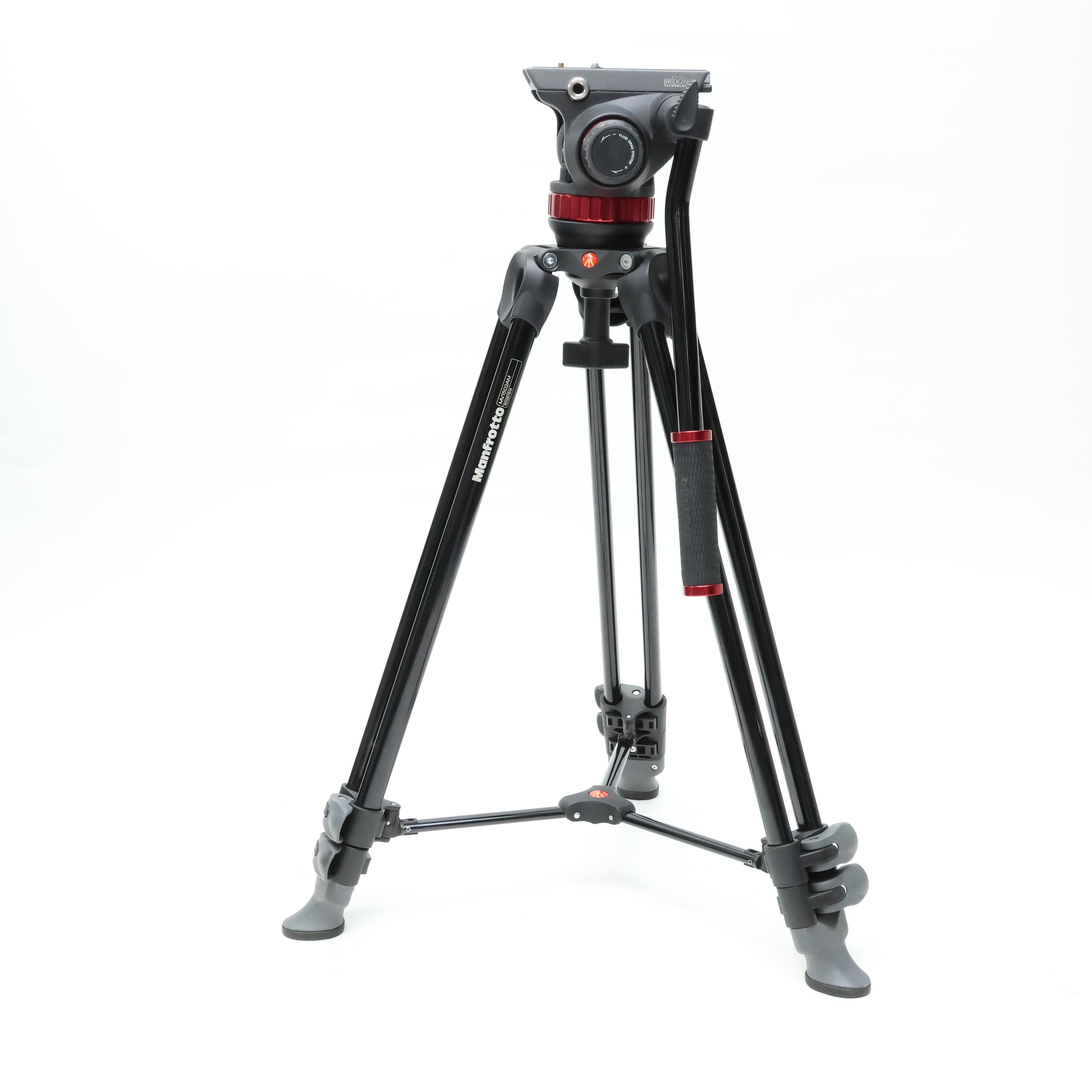 中古)Manfrotto (マンフロット) ビデオキット ツイン3段アルミ MS