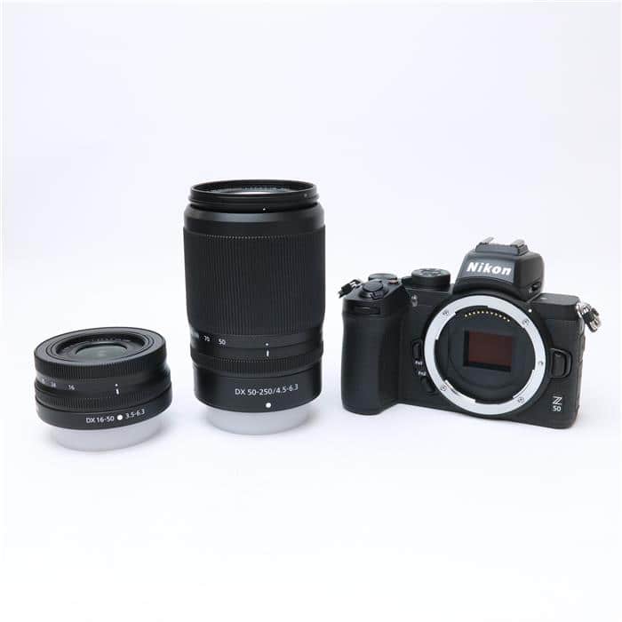 NIKKOR Z DX 16-50mm f/3.5-6.3 VR ブラック 中古)Nikon (ニコン) Z50 ダブルズームキット（商品ID