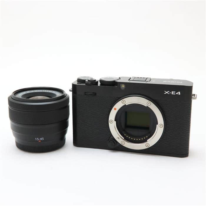 中古)FUJIFILM (フジフイルム) X-E4 XC15-45mmレンズキット ブラック 