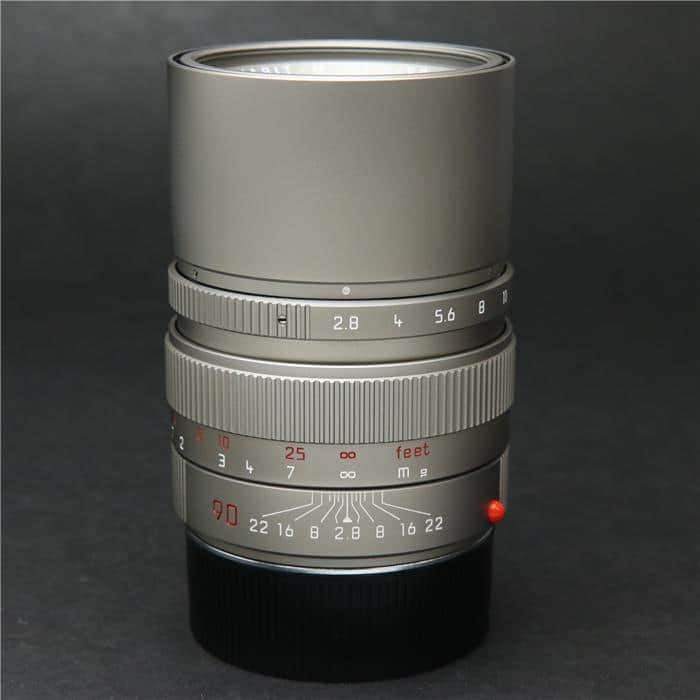 【極美品】ライカ エルマリート M 90mm F2.8 フード組込 6bit 極美品】ライカ エルマリート M 90mm F2.8 フード組込 6bit 極美品】