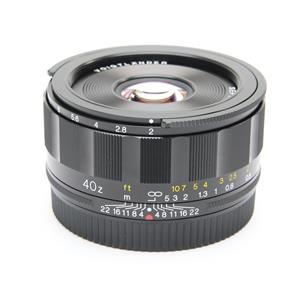 新品)Voigtlander (フォクトレンダー) SEPTON 40mm F2 Aspherical Z