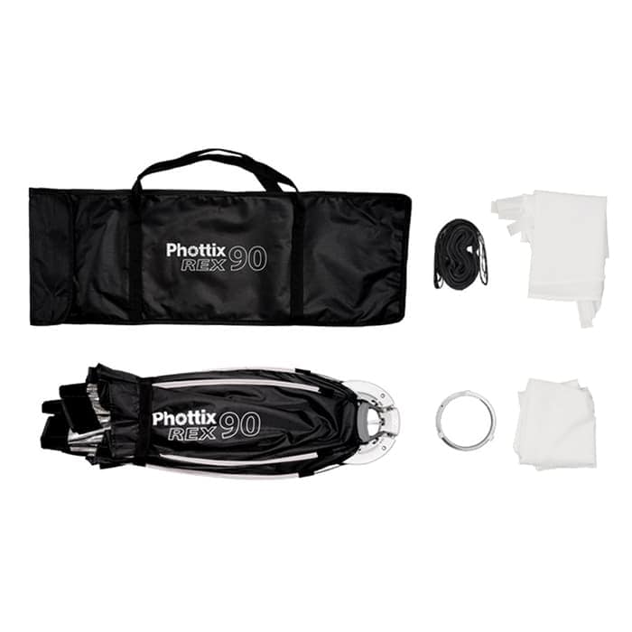 新品)Phottix (フォティックス) REX Quick-Folding Softbox 90cm（商品