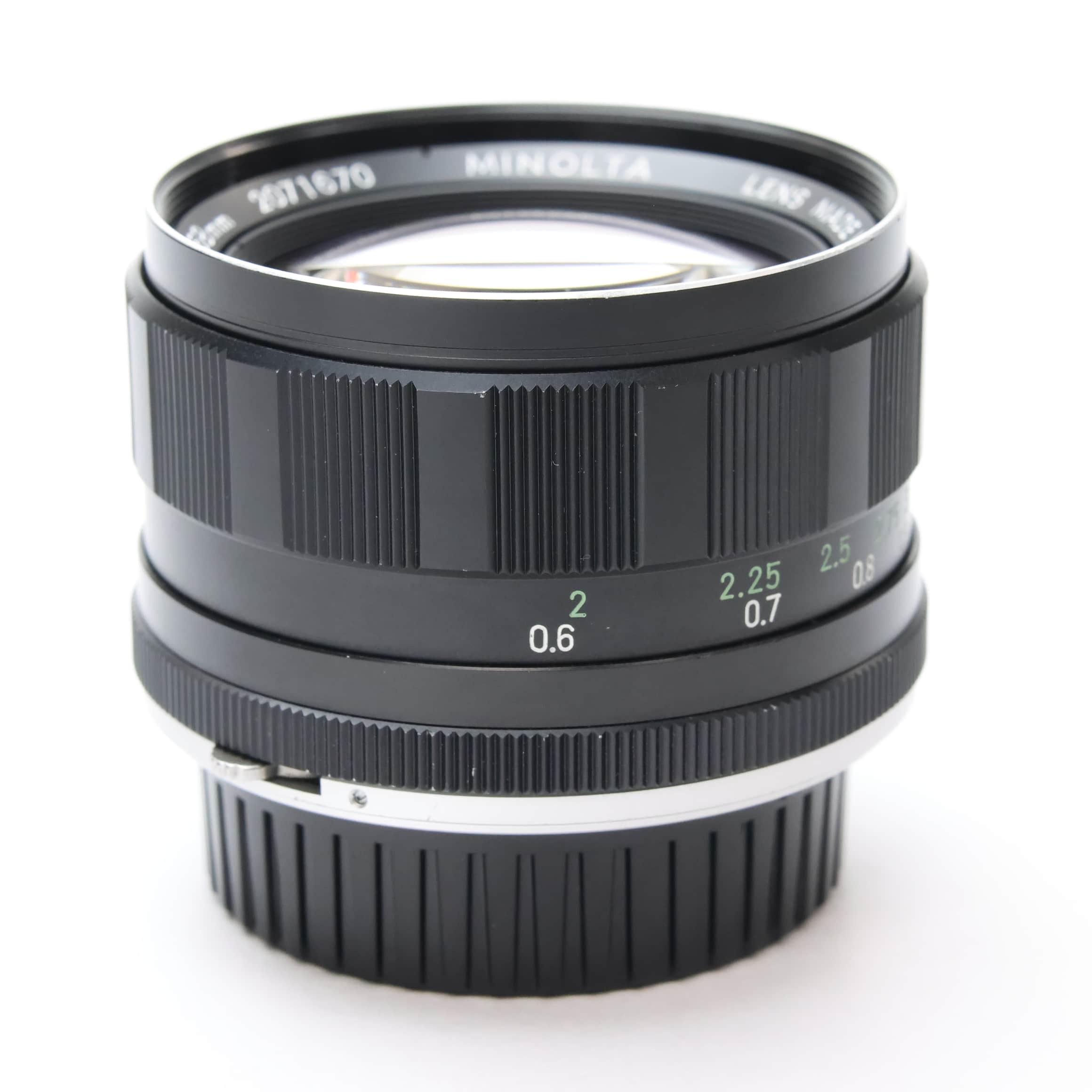 【美品】ミノルタ オート ロッコール PF 58mm f/1.4 MF レンズ 中古)MINOLTA (ミノルタ) Auto Rokkor PF 58mm F1.4（商品ID