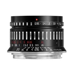 銘匠光学 (めいしょうこうがく) TTArtisan 35mm F0.95 C (キヤノンRF/APS-C用) ブラック×シルバー メイン