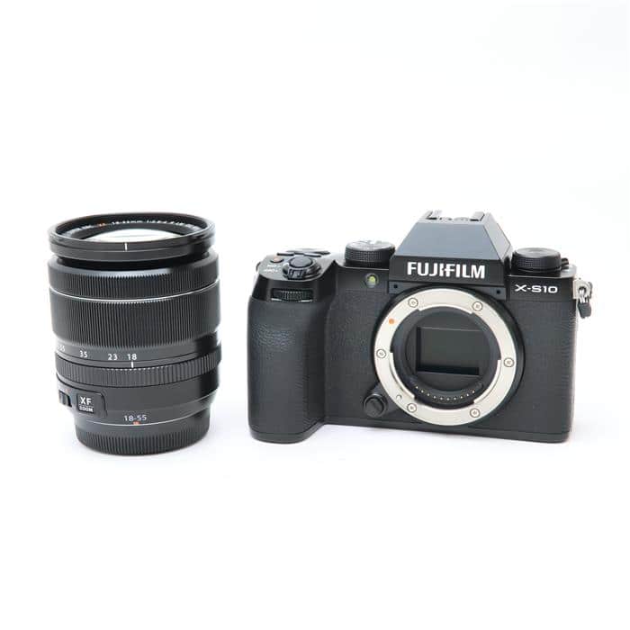 中古)FUJIFILM (フジフイルム) X-S10 XF18-55mmレンズキット ブラック 