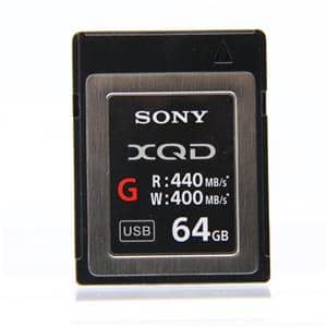 中古)SONY (ソニー) XQDメモリーカード Gシリーズ 64GB QD-G64E（商品