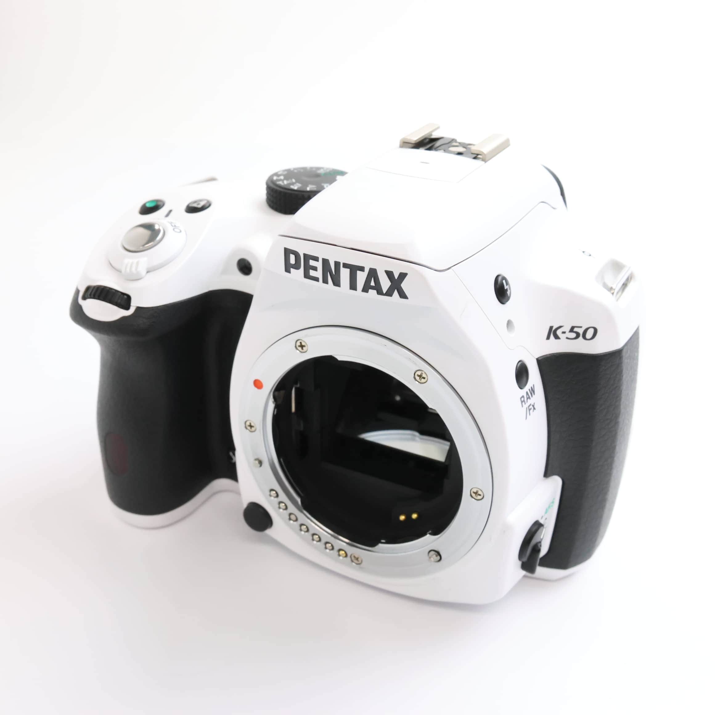 中古)PENTAX (ペンタックス) K-50 ボディ ホワイト（商品ID 