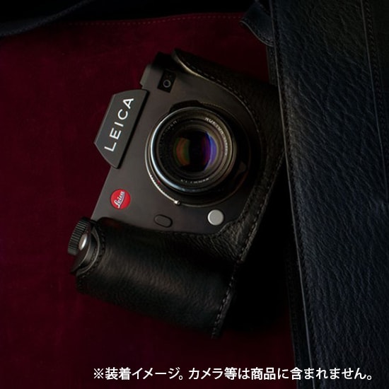 AngeloPelle (アンジェロペッレ） レザーハーフケース for LEICA SL 601 ブラック