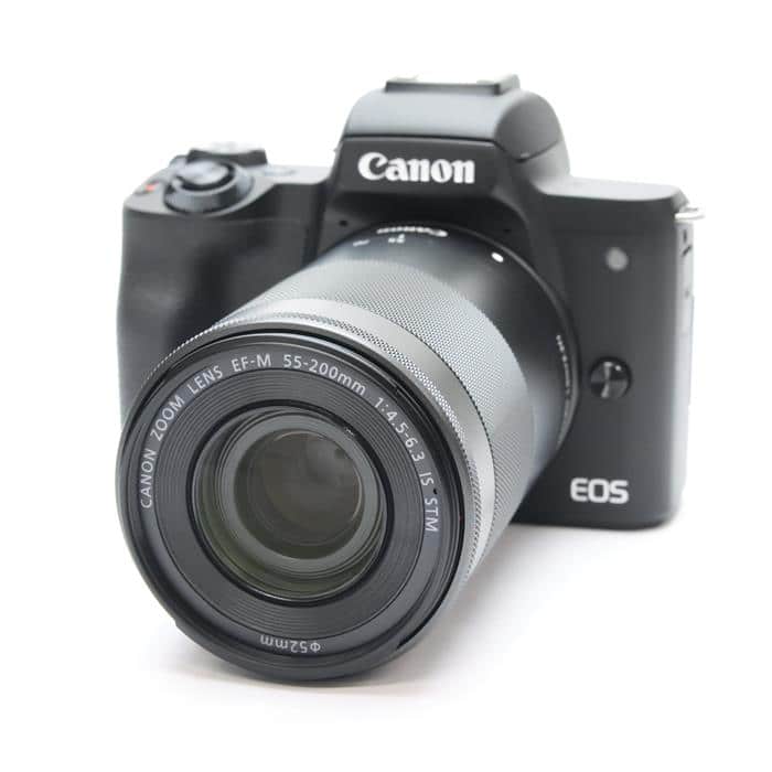 Canon - 新品未使用即日発Canon EOS Kiss M2 ダブルズームキット ブラック EOS Kiss キヤノン Canon ミラーレス一眼 M2 ダブルズームキット