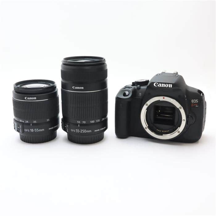中古)Canon (キヤノン) EOS Kiss X6i ダブルズームレンズキット（商品 