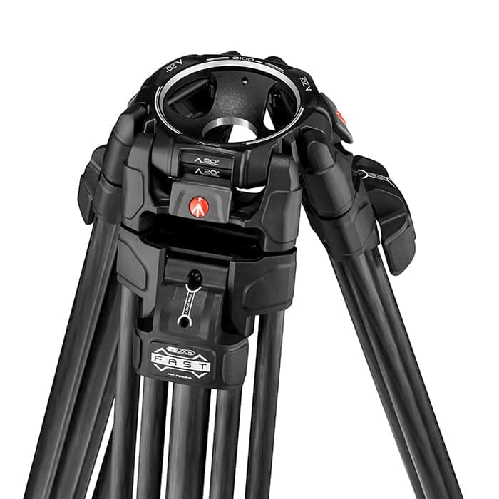 新品)Manfrotto (マンフロット) 645 FAST ツインビデオ三脚 カーボン