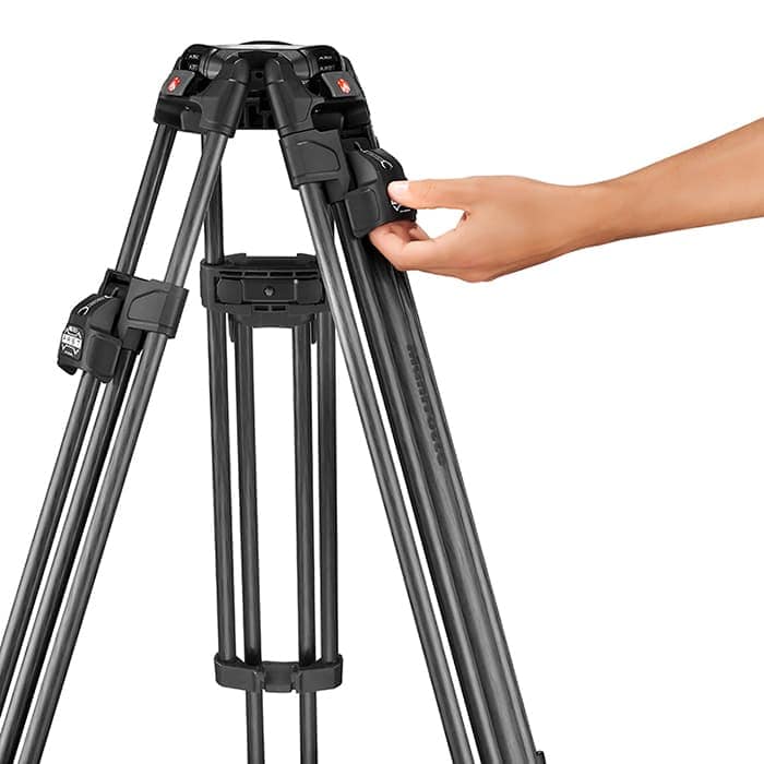 (新品)Manfrotto (マンフロット) 645 FAST ツインビデオ三脚 カーボン MVTTWINFC（商品ID