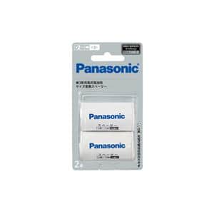Panasonic (パナソニック) 単3形 充電式電池用 サイズ変換スペーサー 2本入 単2サイズ BQ-BS2/2B メイン