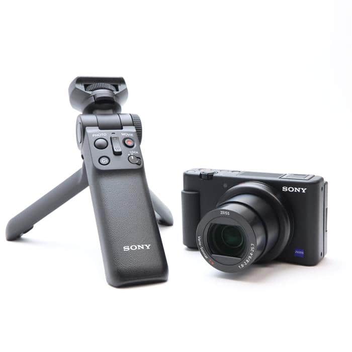 【ほぼ未使用】SONY VLOGCAM ZV-1G(グリップ付) VLOGCAM ZV-1G シューティンググリップキット ホワイト SONY｜ソニー