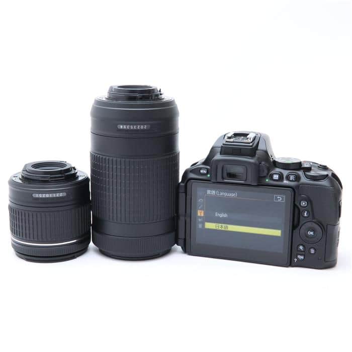 美品】Nikon D5600 一眼レフカメラ レンズ2本セット Nikon - ニコン