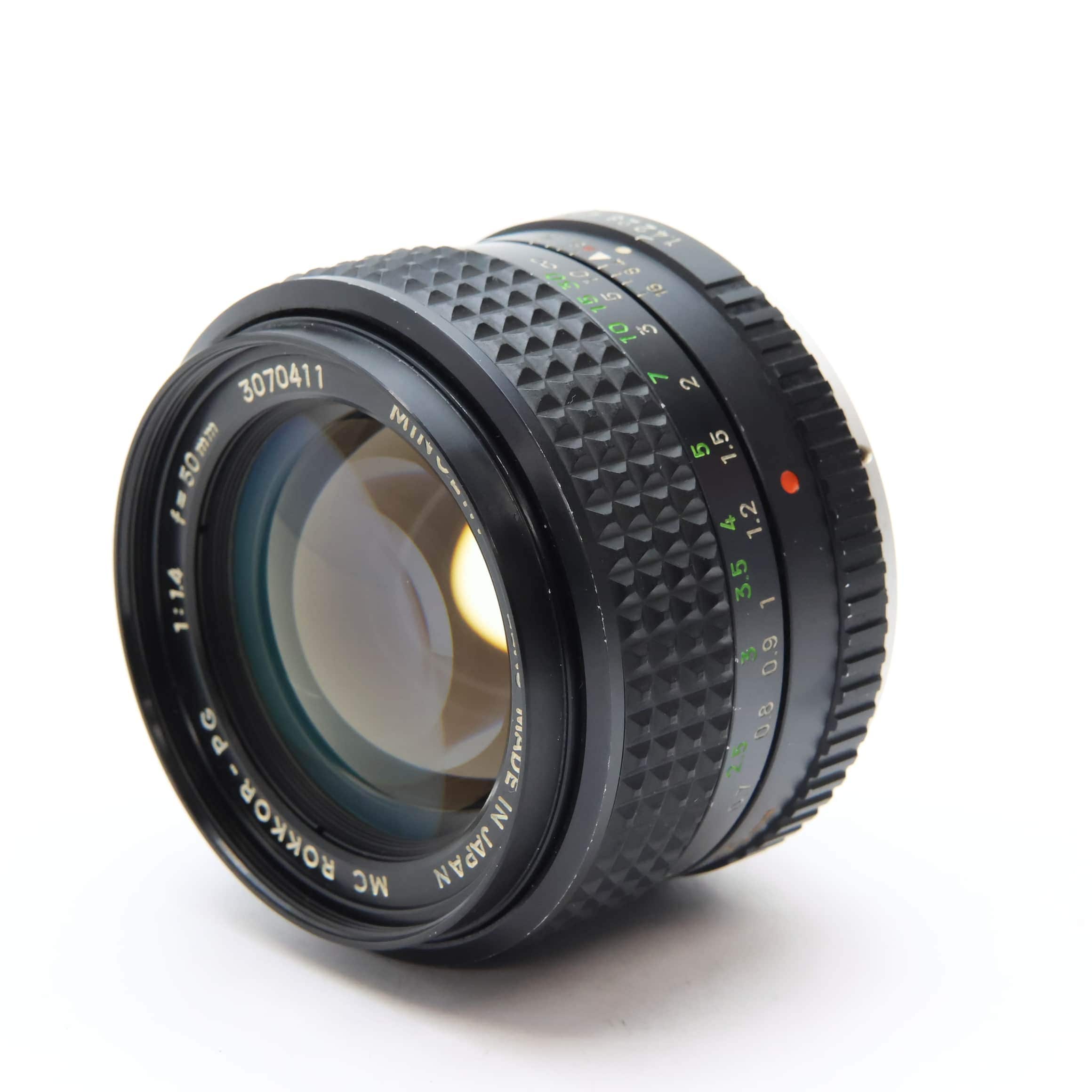 Minolta MC ROKKOR-X PG 50mm f/1.4 珍品 中古)MINOLTA (ミノルタ) MC ROKKOR-PG 50mm F1.4 (ミノルタMDマウント