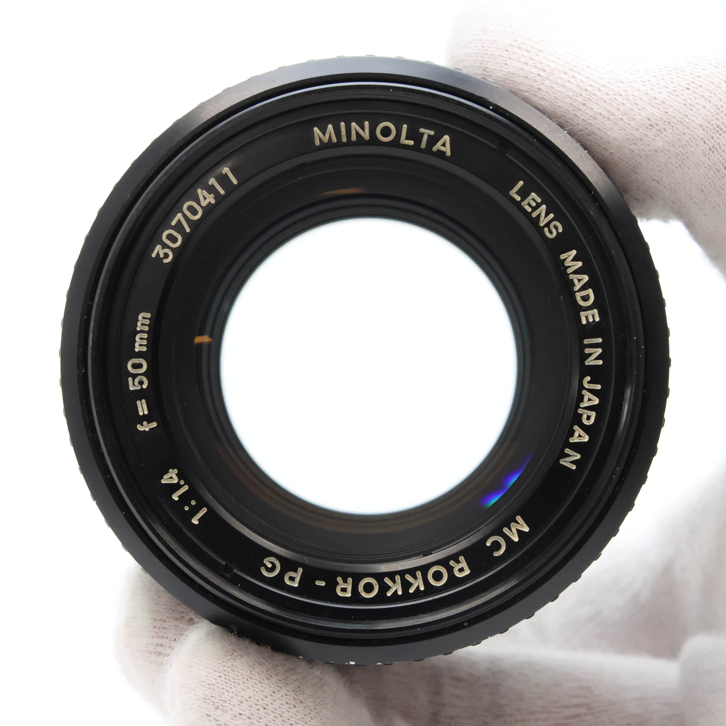 中古)MINOLTA (ミノルタ) MC ROKKOR-PG 50mm F1.4 (ミノルタMDマウント
