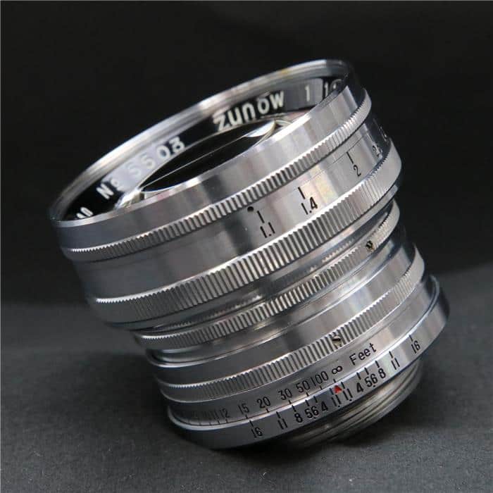 【関東カメラ・山崎光学 整備品】ズノー50mm/F1.1（ライカLマウント） 関東カメラ・山崎光学 整備品】ズノー50mm/F1.1（ライカL