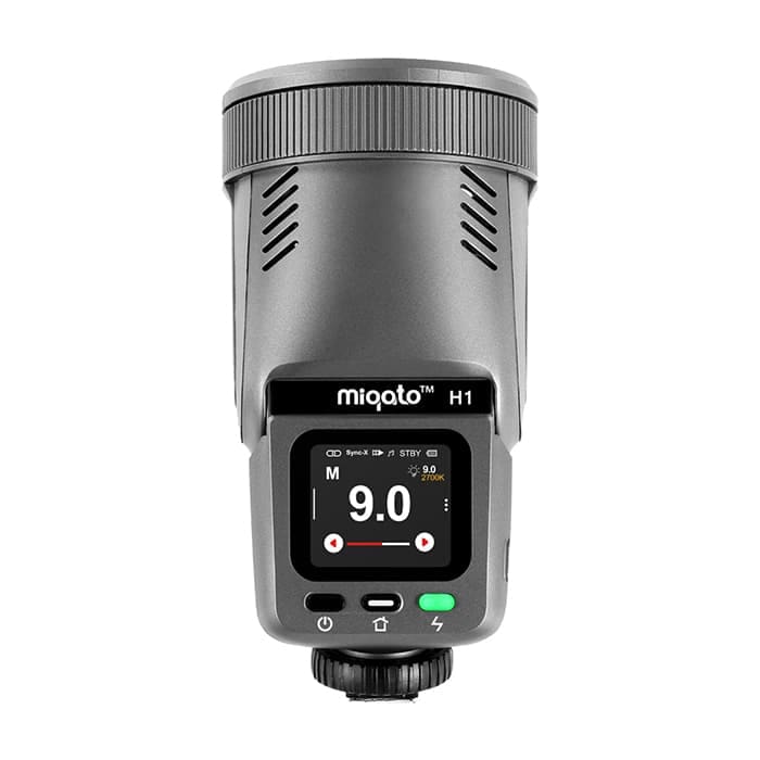 新品)JINBEI(ジンベイ） LEDスピードライト H1 J112 グレー（商品ID