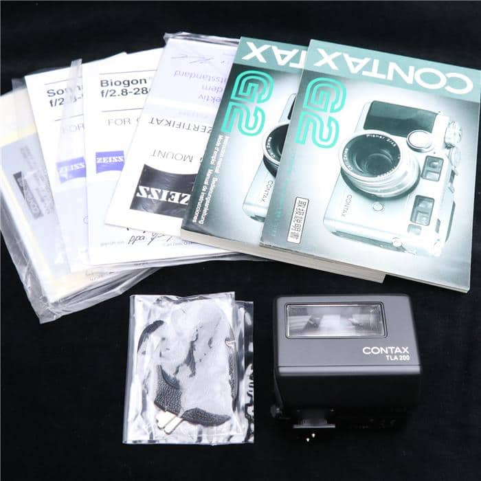 中古)CONTAX (コンタックス) G2 セット (28mm/45mm/90㎜/TLA200
