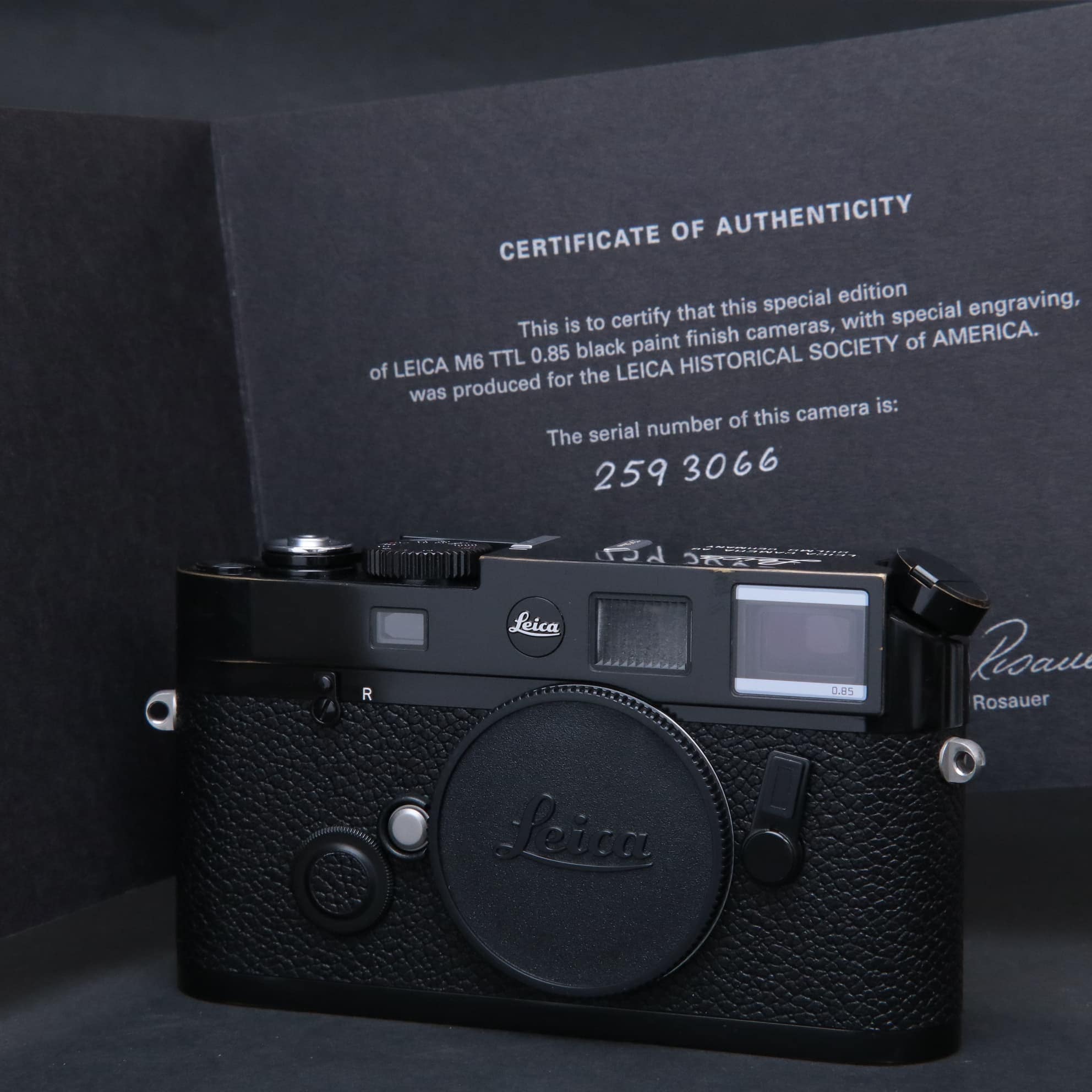中古)Leica (ライカ) M6TTL 0.85 LHSAモデル ブラックペイント（商品ID