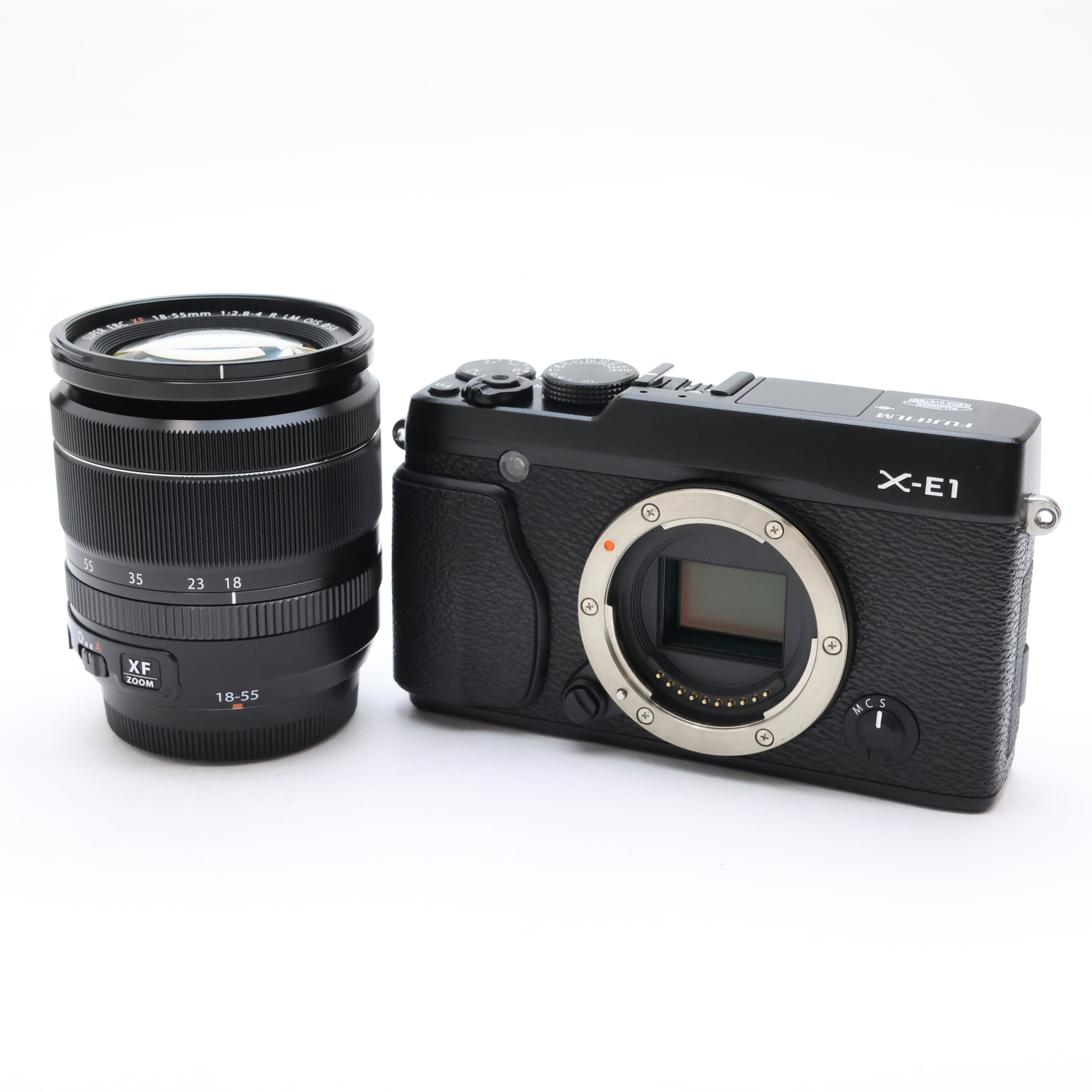 中古)FUJIFILM (フジフイルム) X-E1 XF18-55 ズームレンズセット