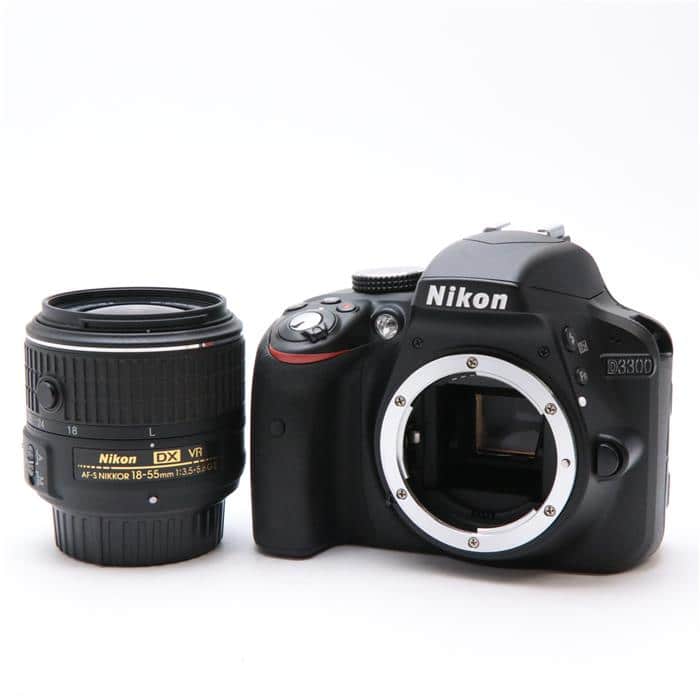 中古)Nikon (ニコン) D3300 18-55 VR IIレンズキット ブラック（商品ID ...