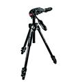 Manfrotto (マンフロット) 290LIGHTアルミニウム3段三脚＋3ウェイ雲台キット MK290LTA3-3W