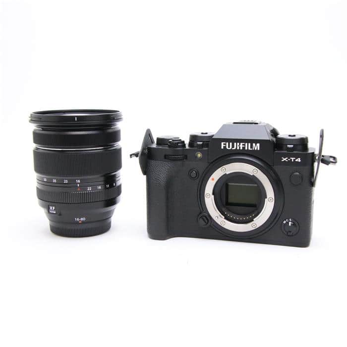 中古)FUJIFILM (フジフイルム) X-T4 XF16-80mmレンズキット ブラック（商品ID：3717016546862）詳細ページ  デジタルカメラ、ミラーレスカメラ、交換レンズの総合サイト｜マップカメラ
