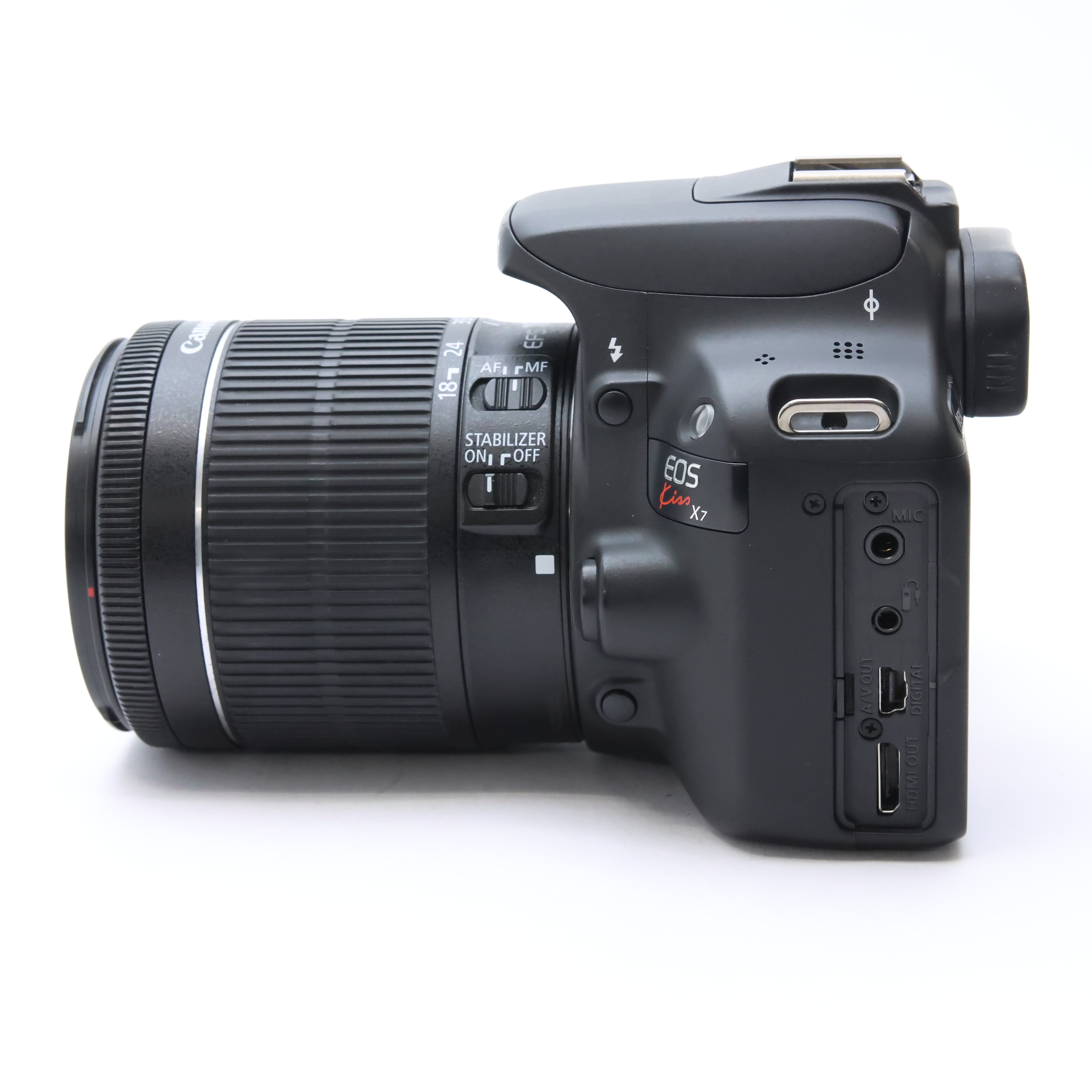中古)Canon (キヤノン) EOS Kiss X7 EF-S18-55 IS STM レンズキット